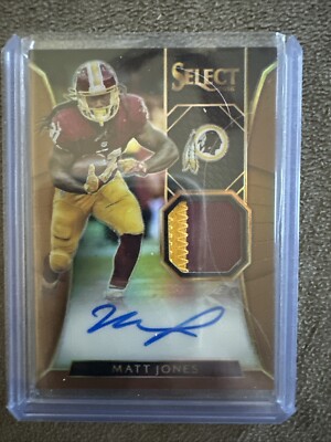 2016 Select Patch Auto Matt Jones Bronze Redskins 15/25