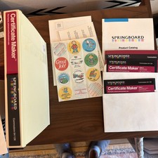 Springboard Certificate Maker Commodore 64/12...