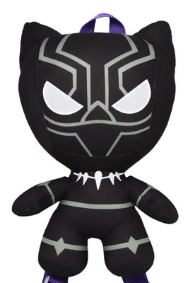 Marvel Black Panther Plush Mini Backpack 12'' Bioworld NEW
