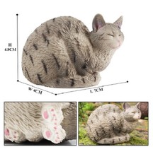 7cm Small Cat PVC Toy Wild Animal Figure Doll Kids Gift