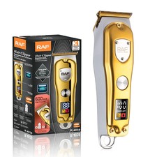 Tondeuse professionnelle pour hommes, puissance 5 W, sans fil, lame T, écran LC
