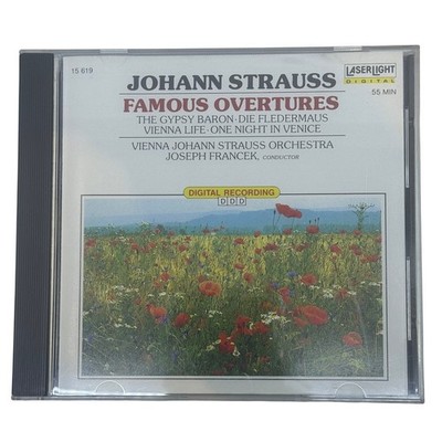 Johann Strauss Famous Overtures LaserLight Digital 15 619 CD 1989 Classical