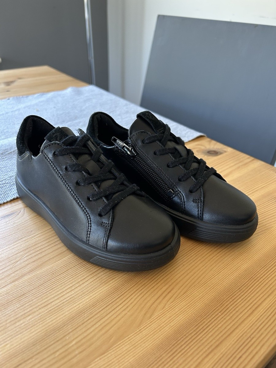 New Ecco Boys School Shoes Laced And Zipped UK10 EU28 UK
