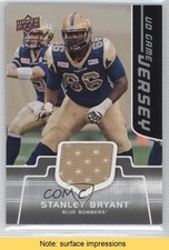 2016 Upper Deck CFL UD Game Jerseys Stanley Bryant #GJ-SB READ 2a8