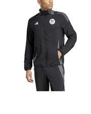  Algeria FAF Adidas Jacket Coat Black Woven 2025 26 Presentation 