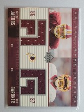 2003 Upper Deck #DGJ-JG Taylor Jacobs / Rod Gardner MEM UD Dual Game Jerseys