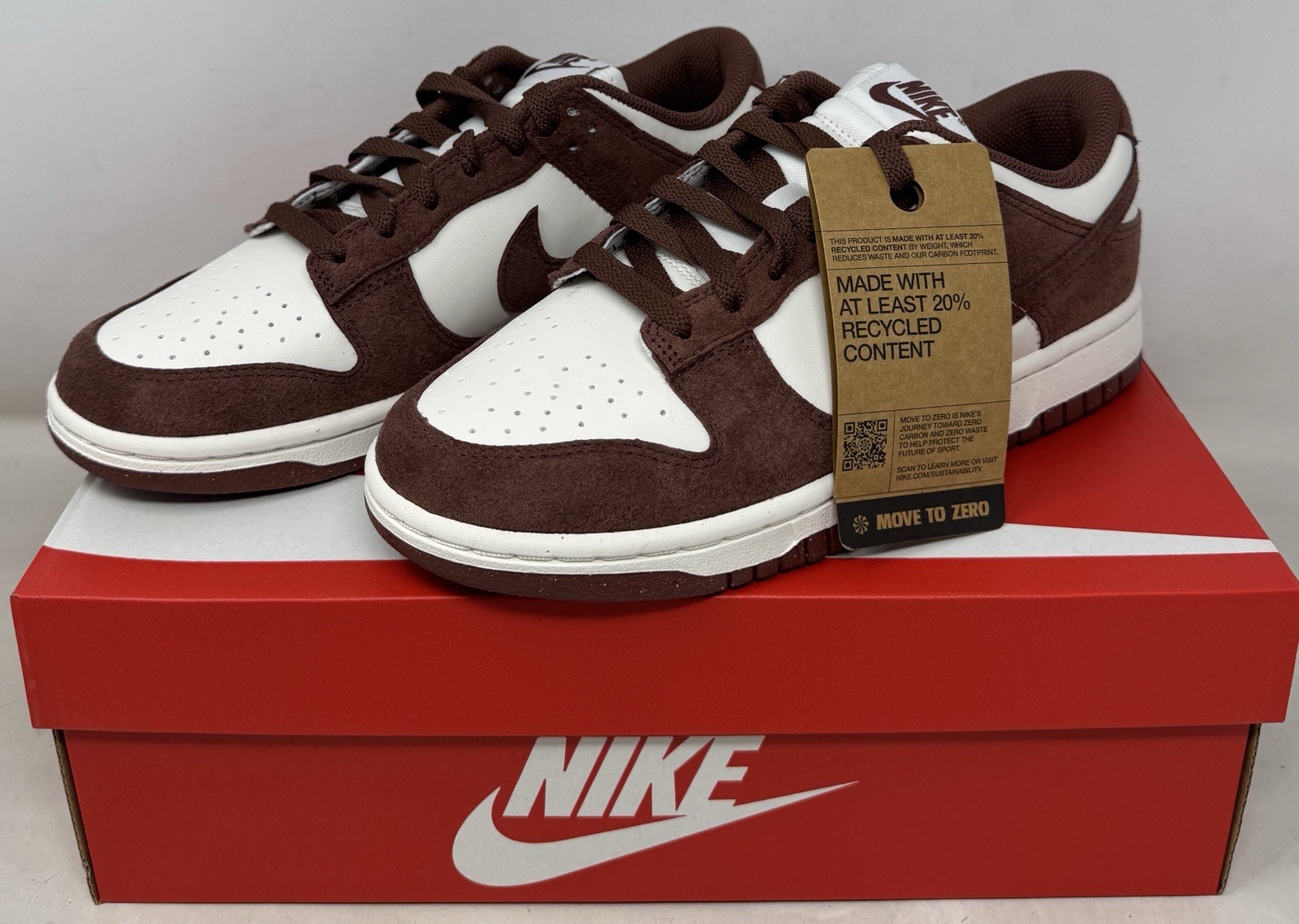 Size 7&period;5 - Nike Dunk Next Nature Low Red Sepia W