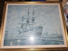 HMS VICTORY PRINT BY HARVEY BARTON