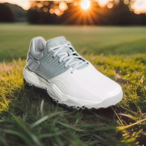 Adidas Adipower Boost 4orged Golf Shoes Cleats Men 13 48 White Waterproof DA9319