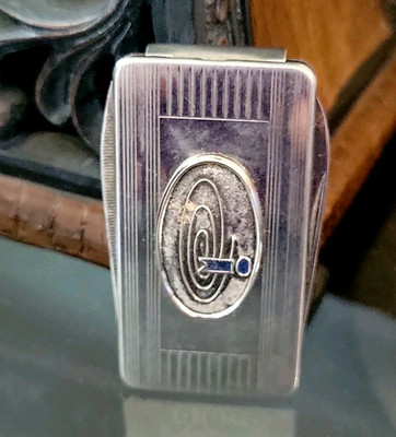 Vtg Pininfarina Emblem Italian Auto Car Design Co Folding Knife Money Clip Rare