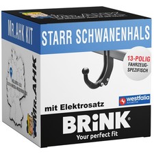 F�r BMW 5er G30 Limousine Brink Anh�ngerkupplung starr mit 13pol spez.