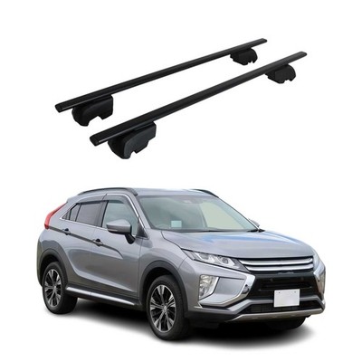 Roof Racks Carrier Cross Bars Iron for Mitsubishi Eclipse Cross 2018-2024 Black