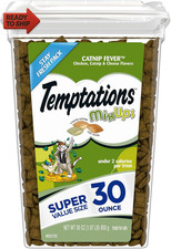 Temptations Cat Treats, Classic Crunchy and Soft Cat Treats, Catnip Fever Flavo