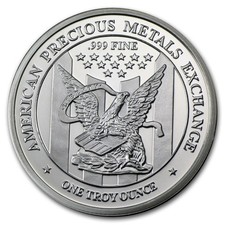 1 oz Silver Round .999 Fine Silver - APMEX 69.49 per troy oz