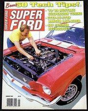 Super Ford January 1989 Hot Rods Mustang Racing Illustrated Magazine