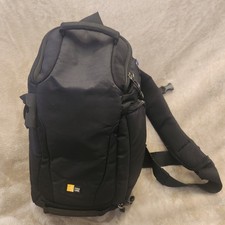 Case Logic DSS-101 Luminosity CSC/DSLR Sling Black w/ Rain Fly - EUC QwikShip 