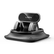 LISEN 360° Simple Design Rotatable Dashboard Car Cell Phone Holder Mount 