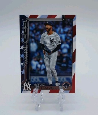 2025 Topps Update Series Baseball Devin Williams Independence Day Parallel /76