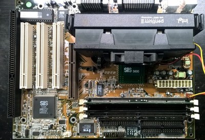 Bundle: Chaintech 6SSA2 - P2 266 (offener Multi) - 64MB RAM - Matrox