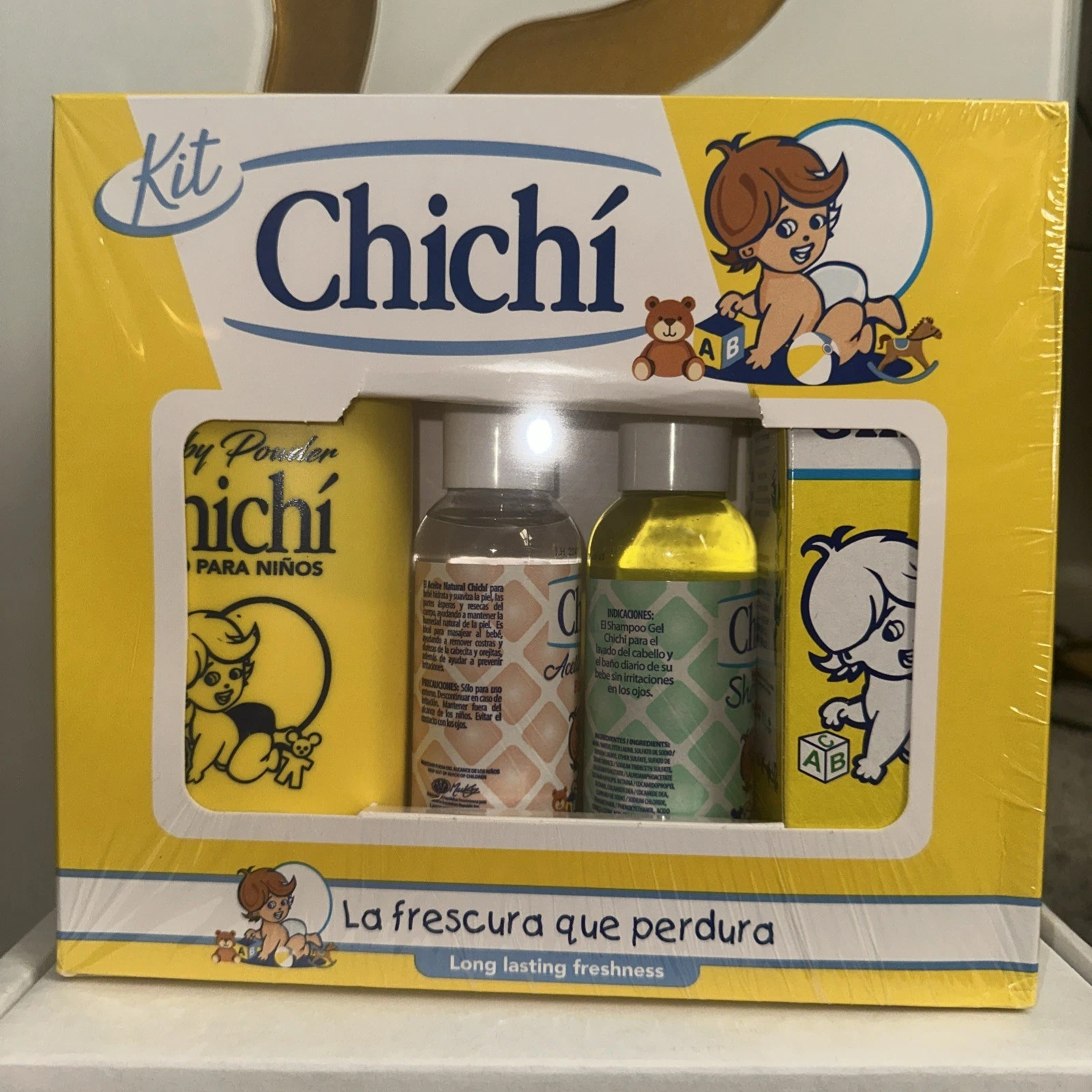 Chichi Kit Baby Cologne 8oz +Baby Powder Baby Powder Spray New