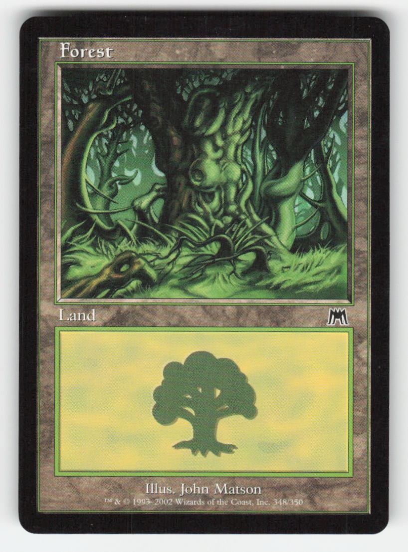 2002 Forest (348) Onslaught 348 MTG