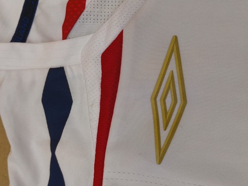 Maglia calcio Inghilterra 2007/2009 Umbro Home taglia grande FIRMATA - Foto 10 di 18
