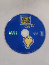 High School Musical: Sing It (Nintendo Wii, 2007) DISC ONLY