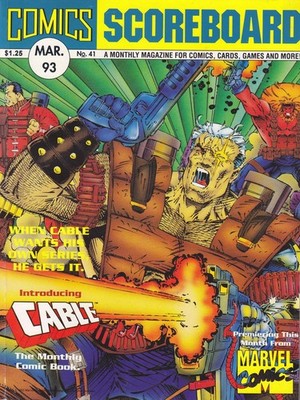 Comics Scoreboard #41 FN; Heroes World | Cable Marvel - w/Bag+Board