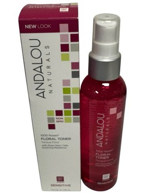 Andalou Naturals 1000 Roses Sensitive Floral Toner with Rose Stem Cells 6 fl oz