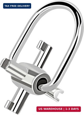 HVAC Locking Cap Key - Universal 4-Bit Multi-Use Tool for 410A & R22 Refrigerant