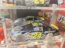 CORPO SLOT CAR TYCO HO RESINA PERSONALIZZATA - #24 DUPONT FIAMMA BLU -JEFF GORDON CHEVY 