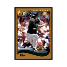 2002 Topps Home Team Advantage Eric Chavez Baseball Cards #380