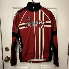 Giordana Red Wind-Tex Thermal Cycling Softshell Convertible Jacket / Vest XXL