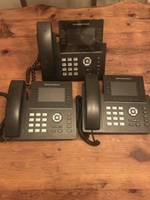 Grandstream GRP2615/SIP-T46U- IP Phones No Power Cord set of 3