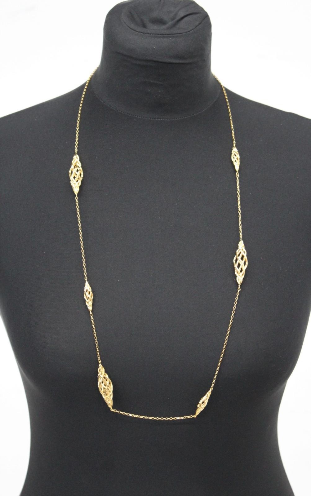 LINKS OF LONDON Ladies Yellow Gold Vermeil Woven Sautoir Necklace RRP490 NEW image 2