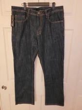 Buffalo David Bitton Men's Driven-X Jeans Relaxed Straight Stretch Dark Wash NWT