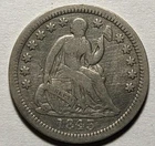 1843 Seated Liberty Silver Half-Dime