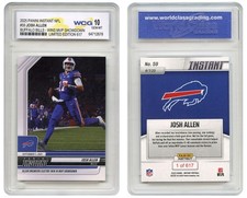 2025 Panini NFL Buffalo Bills JOSH ALLEN Wins MVP Showdown #59 - GEM MINT 10