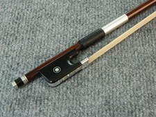 Violabogen, präzise Tonübertragung - Vuillaume-Bahn, Eisenholz, Silber