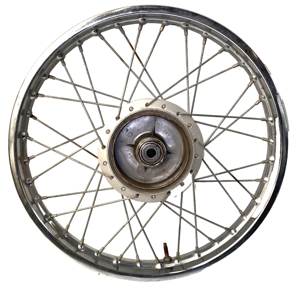 Llanta trasera 1970 1971 1972 Suzuki TS90 ts 90 TAKASAGO 160AX18 OEM 244 BUJE DE COLECCIÓN Foto 3 de 4