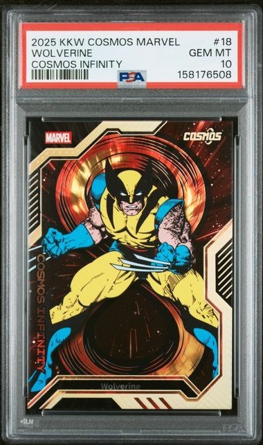 2025 KAKAWOW MARVEL COSMOS WOLVERINE COSMOS INFINITY /145 #18 PSA 10