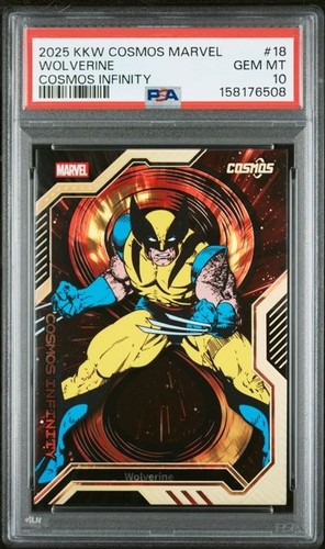 2025 KAKAWOW MARVEL COSMOS WOLVERINE COSMOS INFINITY /145 #18 PSA 10