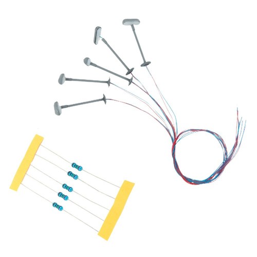 Verbessern Sie Ihre Bahnanlage mit 5x LED-Leuchten für Gittermastbahnsteige - Picture 3 of 12