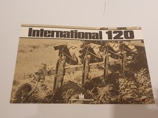 IH International Harvester 120 rev ploughs for tractors brochure UK market 1978