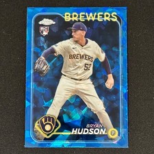 2024 Topps Chrome Update Series Sapphire Edition Bryan Hudson #USCS105 RC