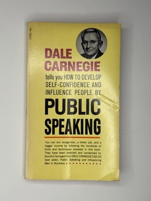 Dale Carnegie How to Develop Self-Confidence Public Speaking Paperback