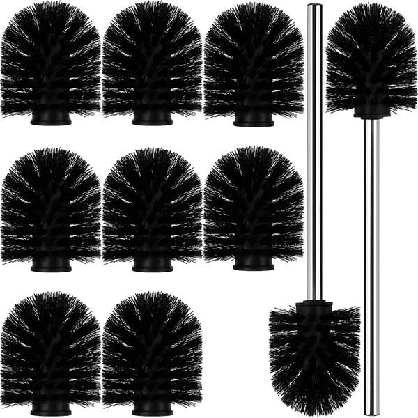 Ersatz WC Bürsten 10er Set + Ersatzbürstenköpfe Toilettenbürste Klobürste Bürste - Bild 2 von 4