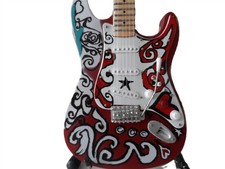 JIMI HENDRIX - Saville Fender Strat 1:4 Scale Replica Guitar ~Axe Heaven~
