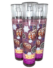 BATH AND BODY WORKS GRANDMA'S FRUITCAKE BODY MIST 8 FL OZ EACH 3 PIECES 