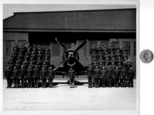 WW2 WWII USAAF US Army Air Force Military Press Photo Fighter Squadron Pilots